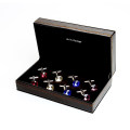 Customized Wholesales Jewelry Gift Cufflinks Tie Clip Display Storage Box